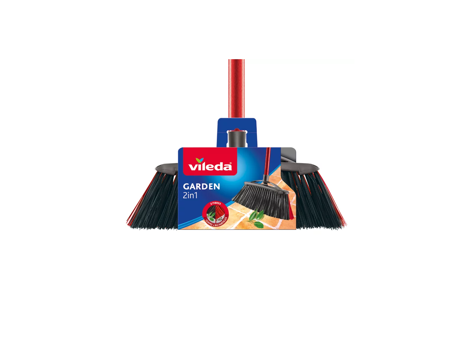 Miotła GARDEN Vileda 2w1 z kijem zewnętrzna 128763